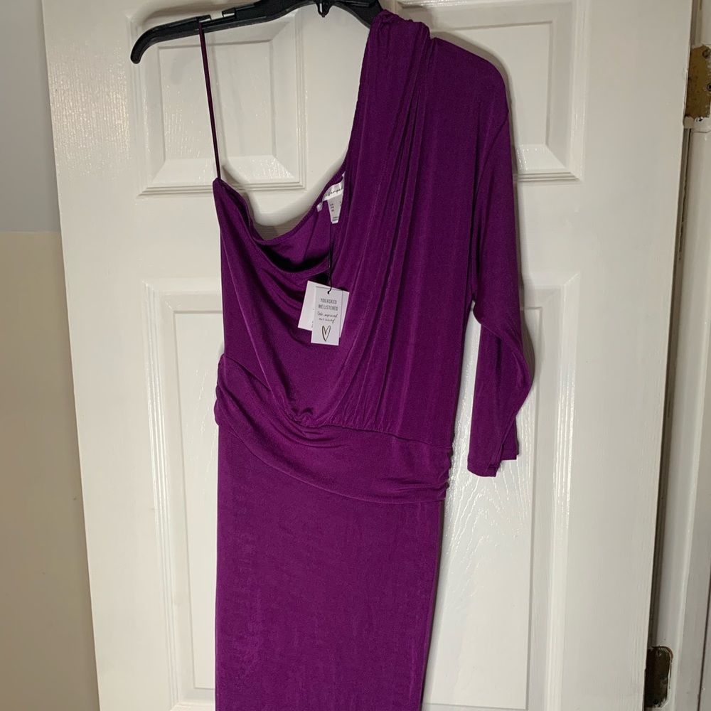 Revamped Purple evening dress